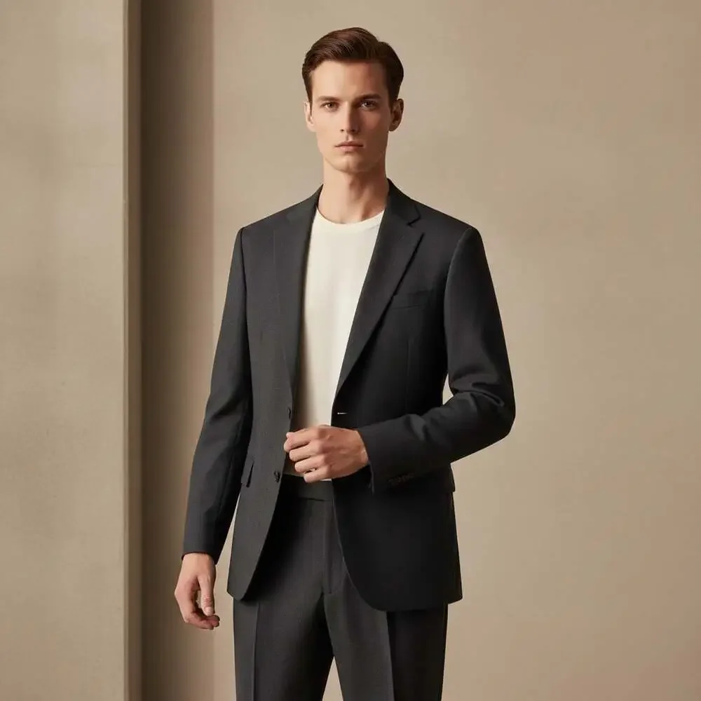 Brooks Brothers 346 Stretch Navy Blazer Sport Coat ~36L Mens
